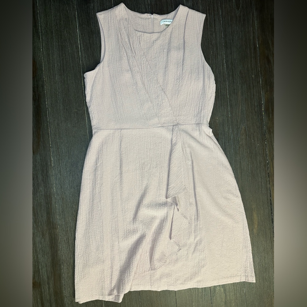 Calvin Klein Blush Textured Dress